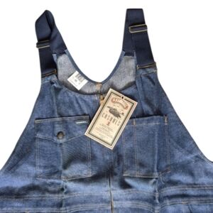 NWT Hammill Casuals Denim Overalls Size 48 T